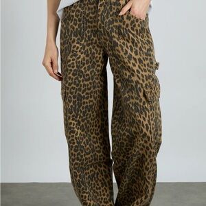 Damson Madder Leopard Print Cargo Jeans SOLD OUT